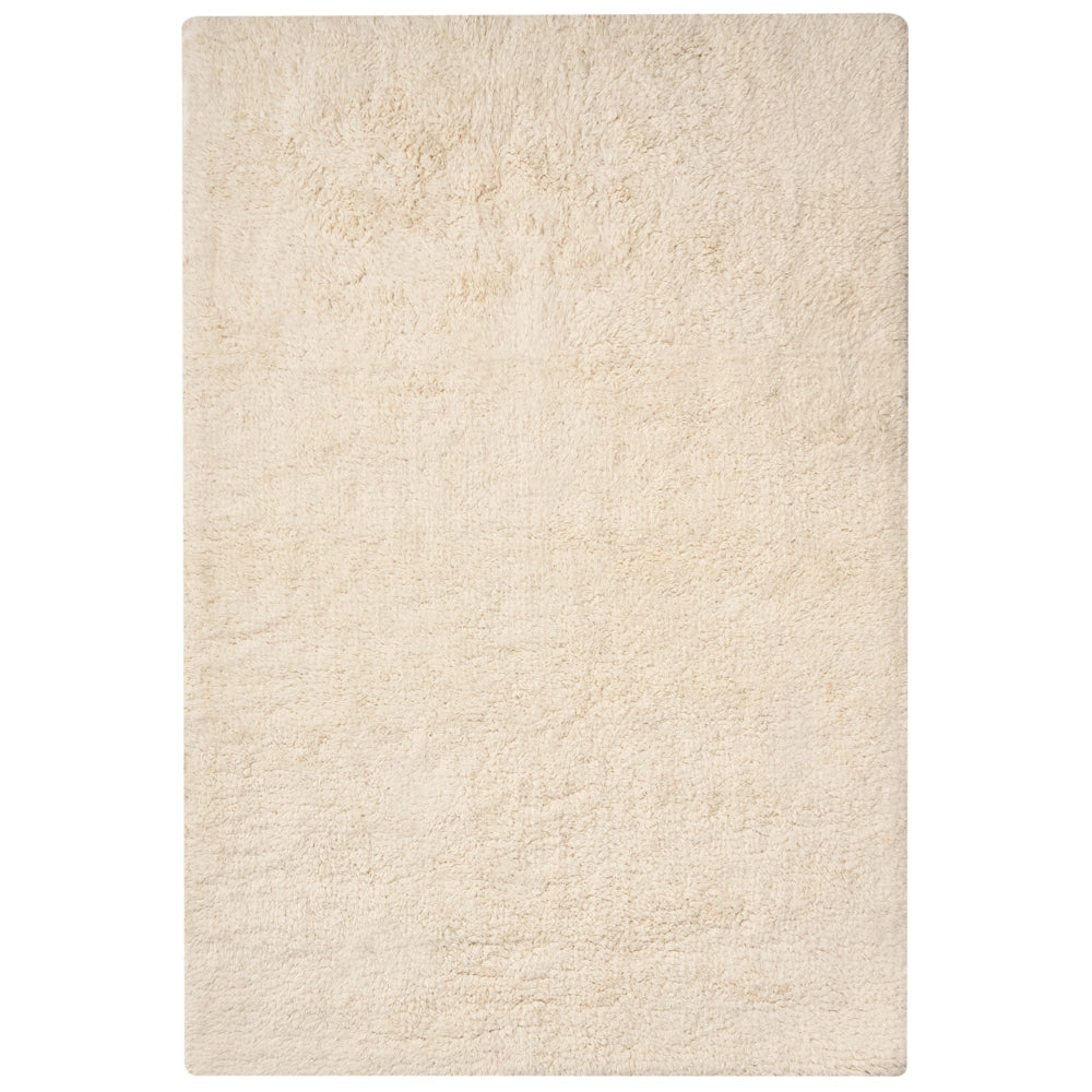 Tappeto da bagno in cotone rettangolare bianco sporco 60 x 90 Accessori da bagno Design moderno