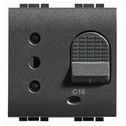 Living Int. - Presa interbloccata magnetotermica 2P+T 16A - L4311/16
