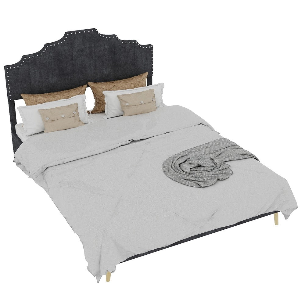 Letto Contenitore Imbottito ¨C MINIMAL ¨C Grigio 160x200