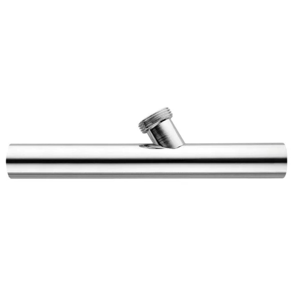CANOTTO CON ATTACCO LAVATRICE IN OTTONE CROMATO ø26x250