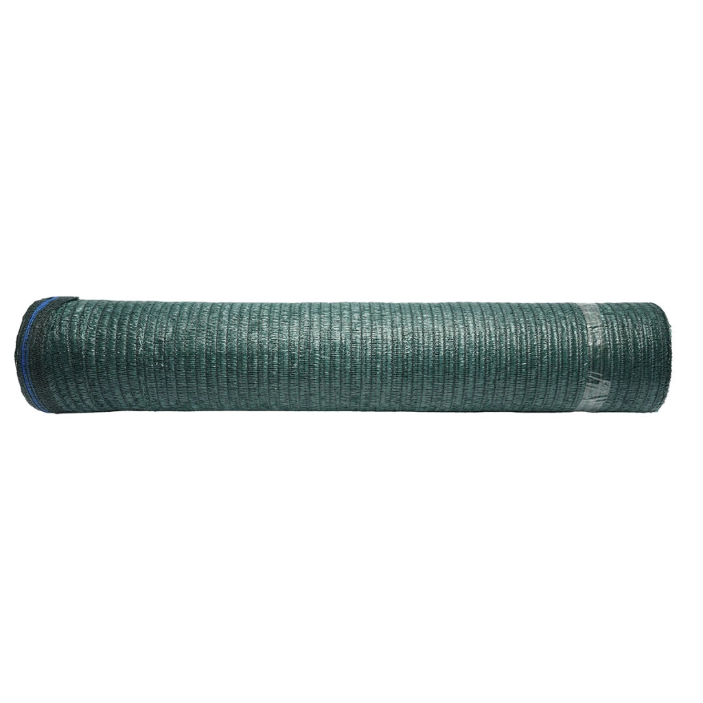 Rete ombreggiante 35% larghezza 1.5M e lunghezza 50M verde in polietilene con protezione UV.