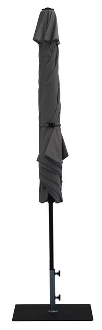 Ombrellone da Giardino Ø3 m Palo Ø38 mm in Alluminio Tessuto Olefin Trend Grigio