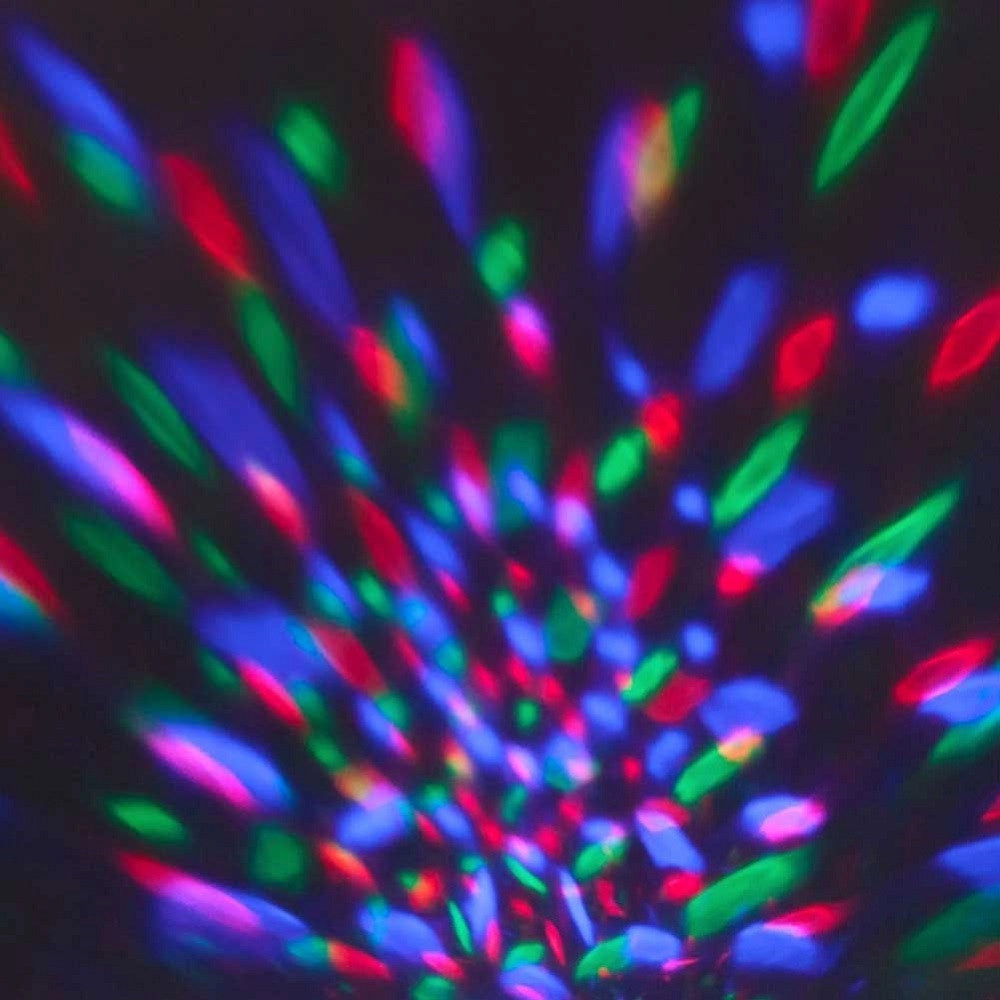 Trade Shop - Proiettore Laser Natale Luce Lampadina Led Rotante Rgb Effetti Discoteca Feste -