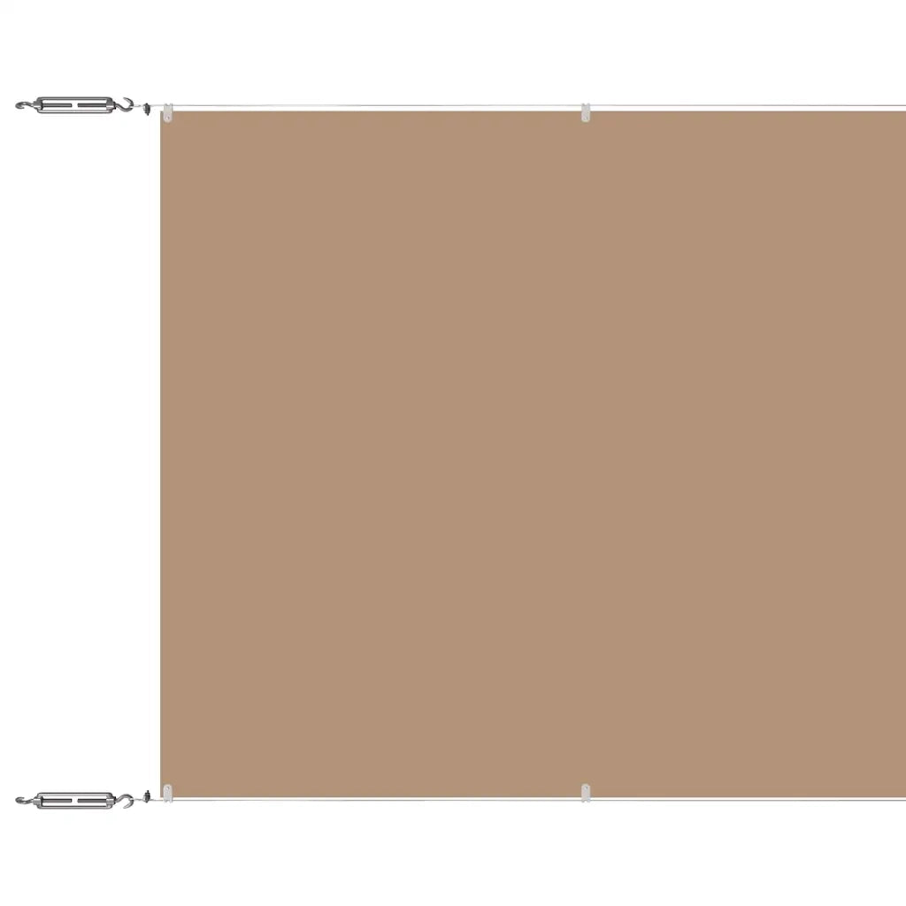 Paravento Verticale Tortora 60x1200 cm in Tessuto Oxford