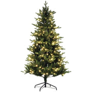 Albero di Natale Artificiale 180 cm con Luci LED ¨C zephmum ¨C Verde