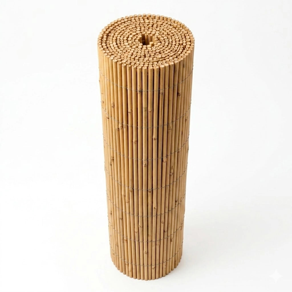 Arella In Bambù Naturale Per Recinzioni E Coperture Esterno Schermo Privacy Stuoia In Canna Bamboo Ombreggiante Giardino Balcone 1x3 Metri