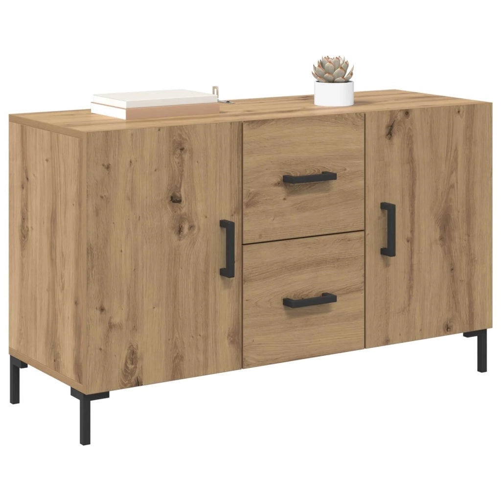Credenza | Madia | Buffet da pranzo | Armadio da pranzo Rovere artigianale 100 x 36 x 60 cm Legno multistrato