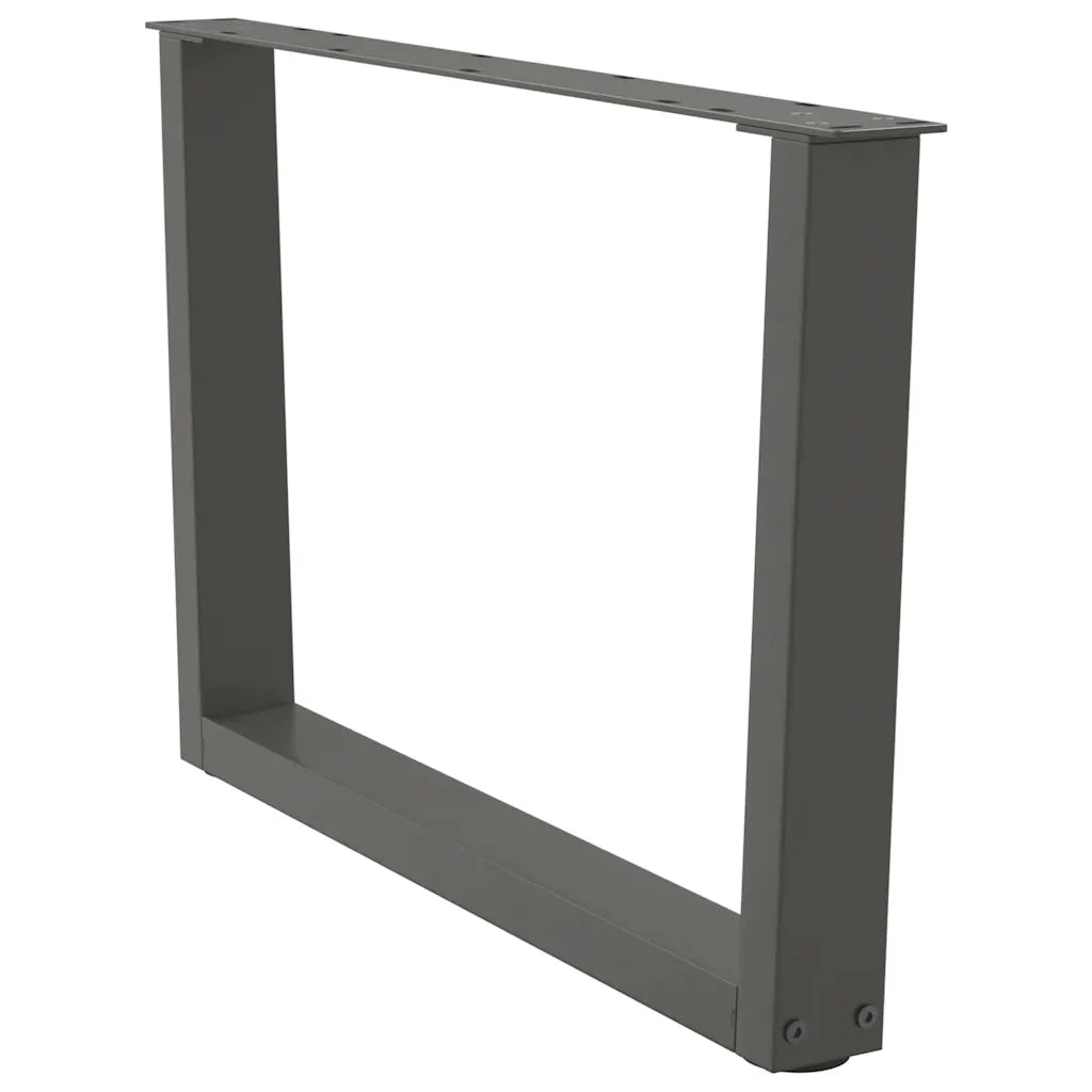 Gambe per Tavolino da CaffÃ¨ a Forma di V 2 pz Antracite 70x(42-43,3) cm Acciaio