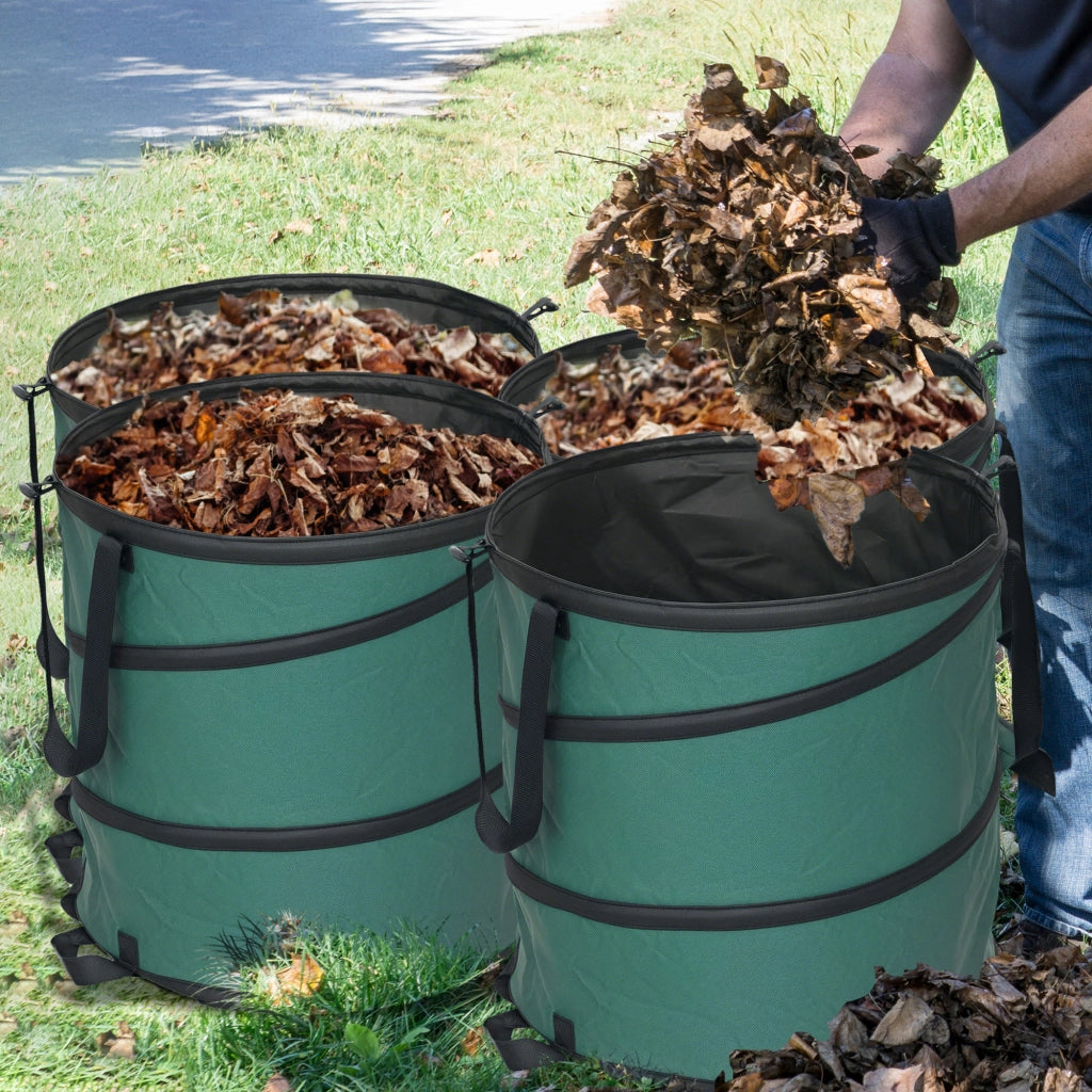 Sacco per Giardino 4x86L ¨C Zephmum ¨C Verde 86L