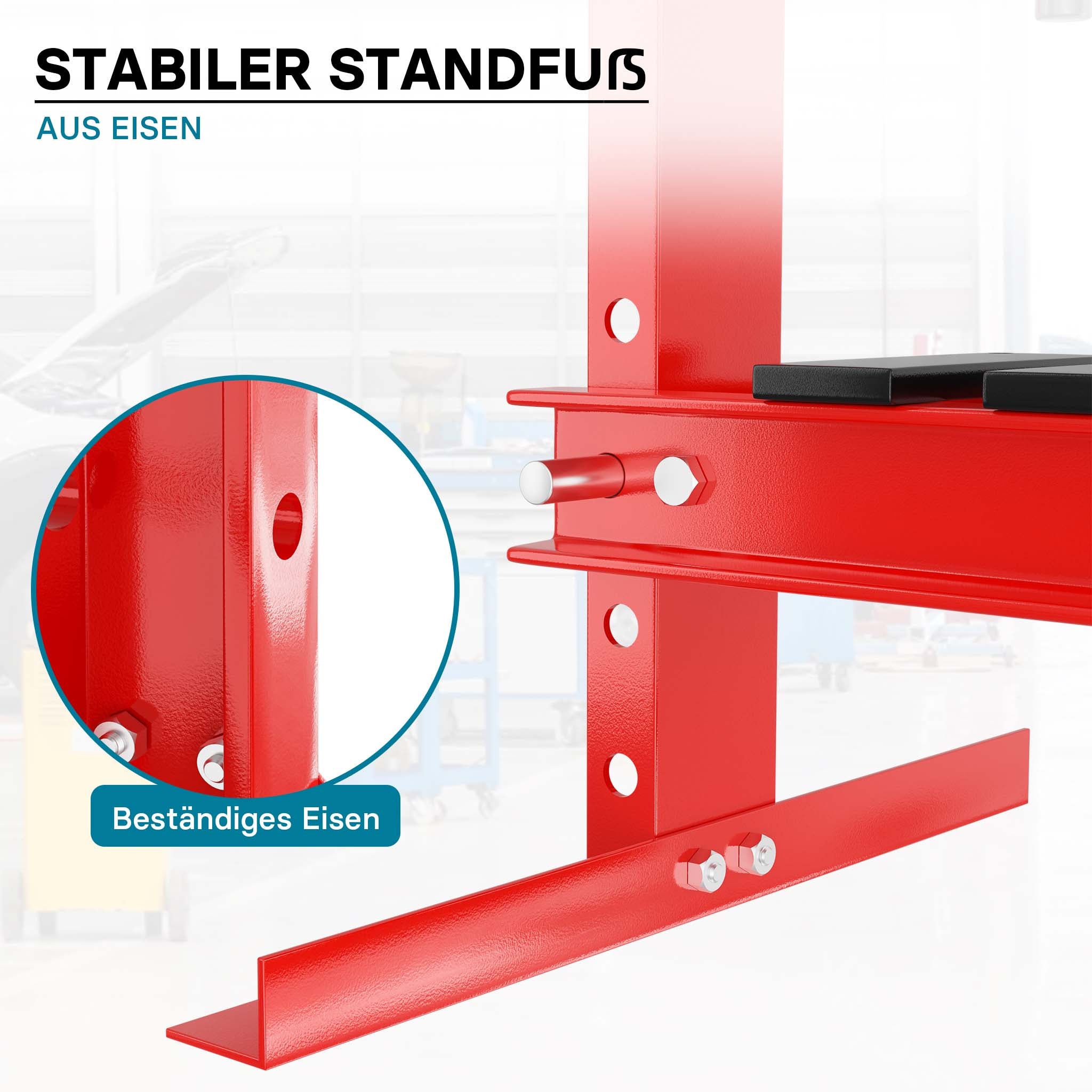 Pressa idraulica da officina 6t Pressa a telaio per cuscinetti