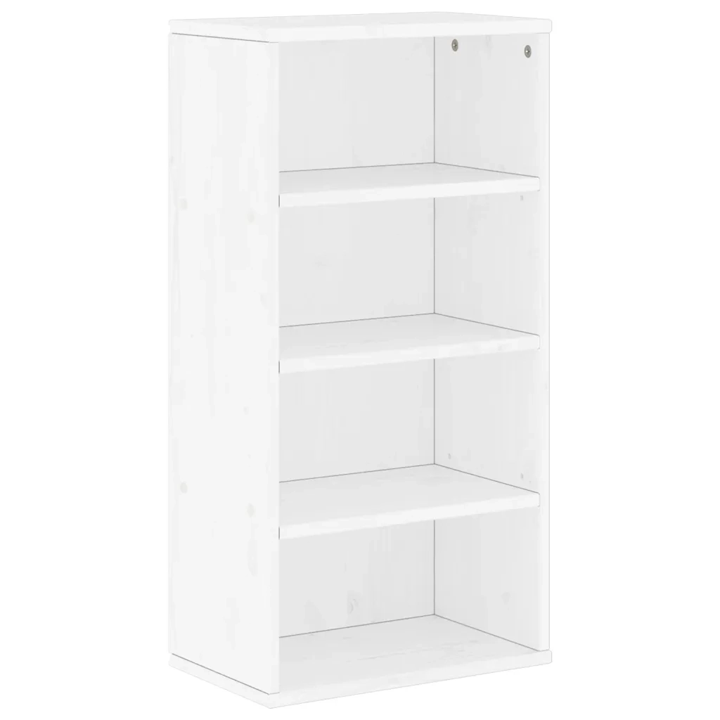 Mobile TV 5 pz-Mobile per TV-Credenza TV con Contenitore ODDA Bianco in Legno di Pino 354287