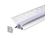 CANALINA PER STRIP LED '5166' 12x24 mm  - Barra 2 mt
