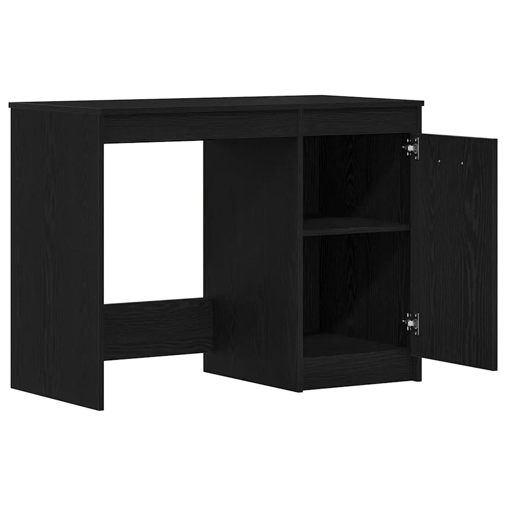 Scrivania Rovere Nero 100 x 50 x 76 cm Legno multistrato 862482