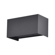 Luce led da parete 24W Wall Light Black Body Body 3000K da esterno IP65