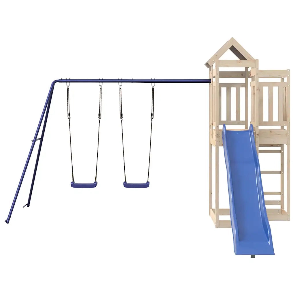 Set da Gioco da Esterno in Legno Massello di Pino 3279001