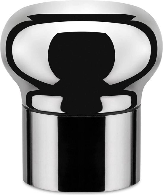 Stopper per bottiglia ermetico per vino - champagne | Laccato argento | Design GIA12 Noè