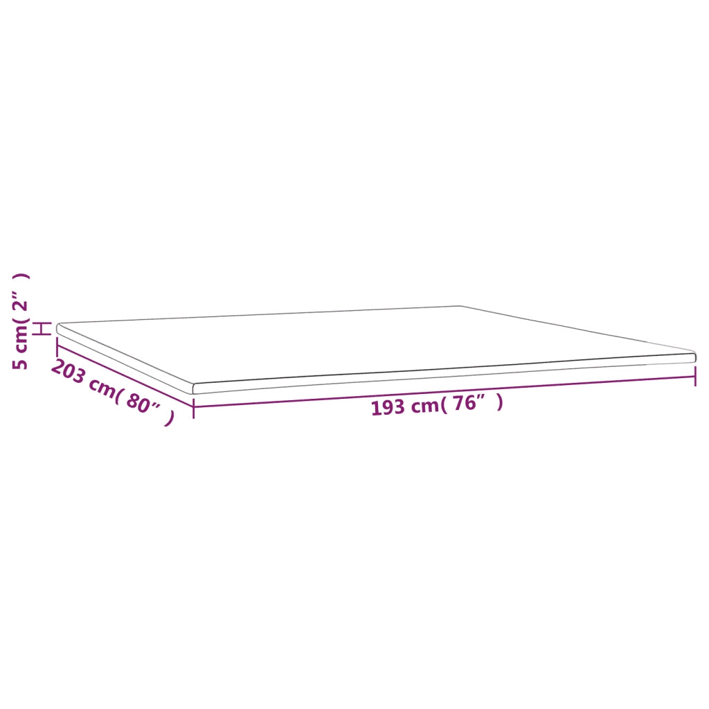 Coprimaterasso 193x203x5 cm King 347919