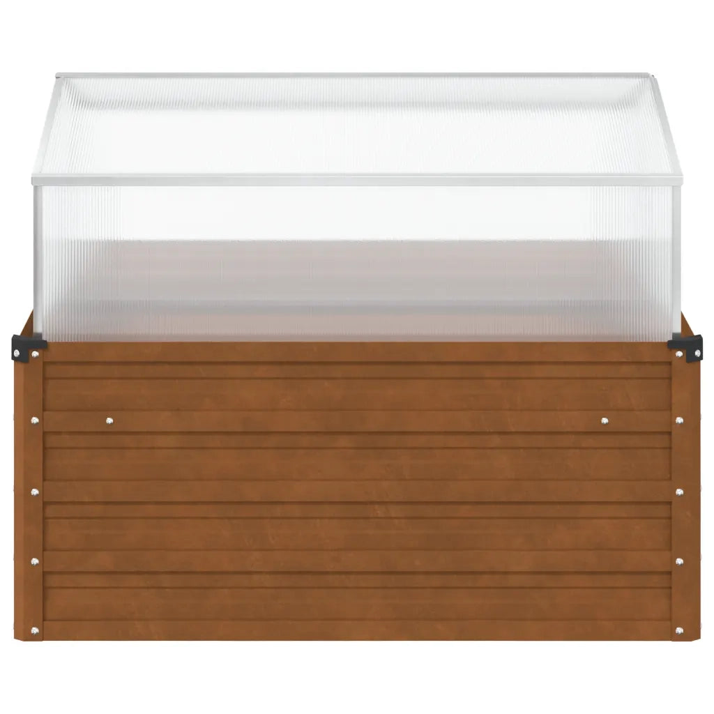 Fioriera da Giardino con Acciaio Corten per Serra