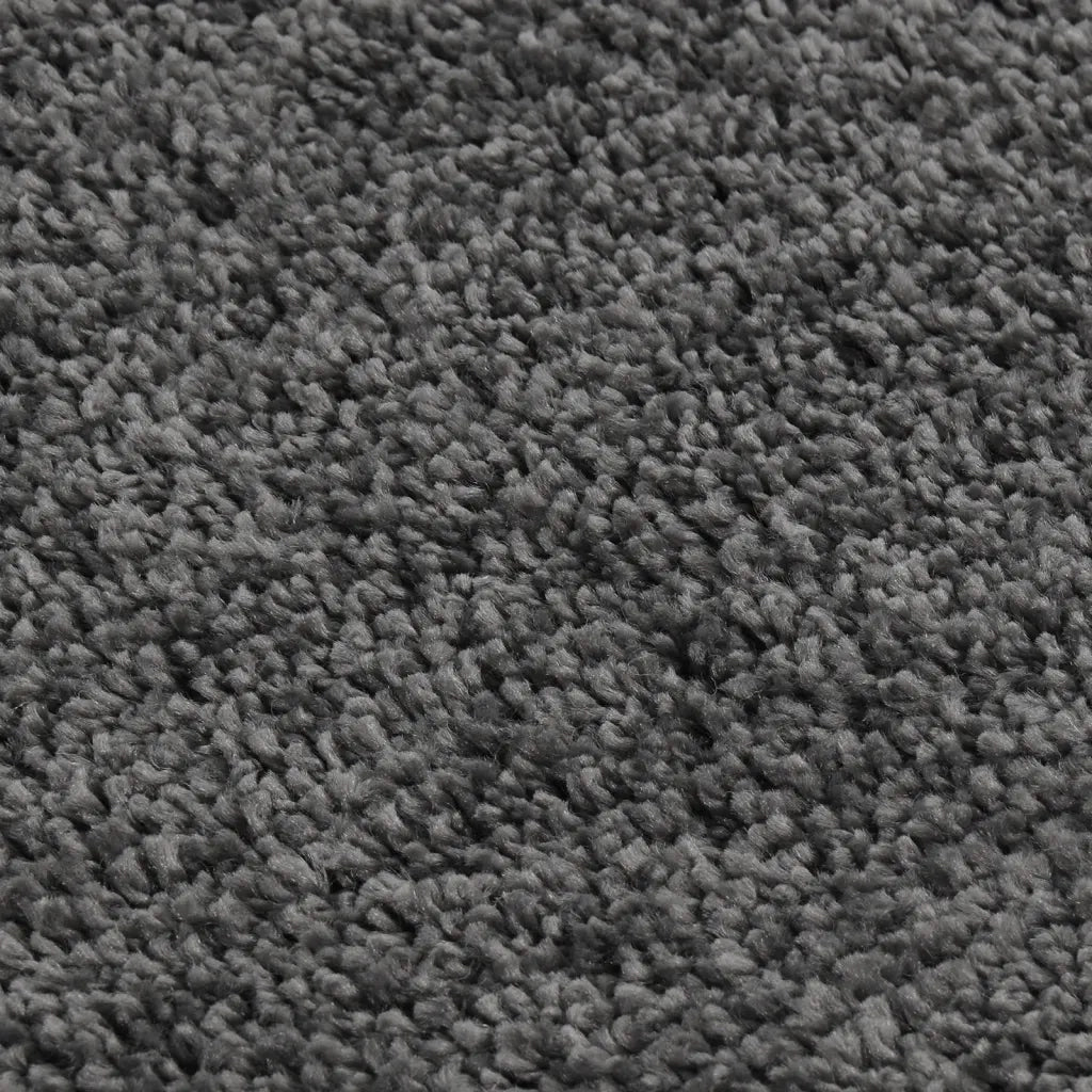 Tappeto Shaggy Grigio Scuro 120x170 cm Antiscivolo cod mxl 72224
