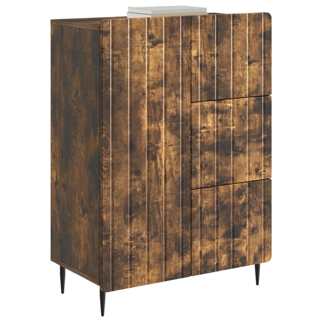 Credenza Rovere Fumo 66 x 34,5 x 91,5 cm Legno ingegnerizzato