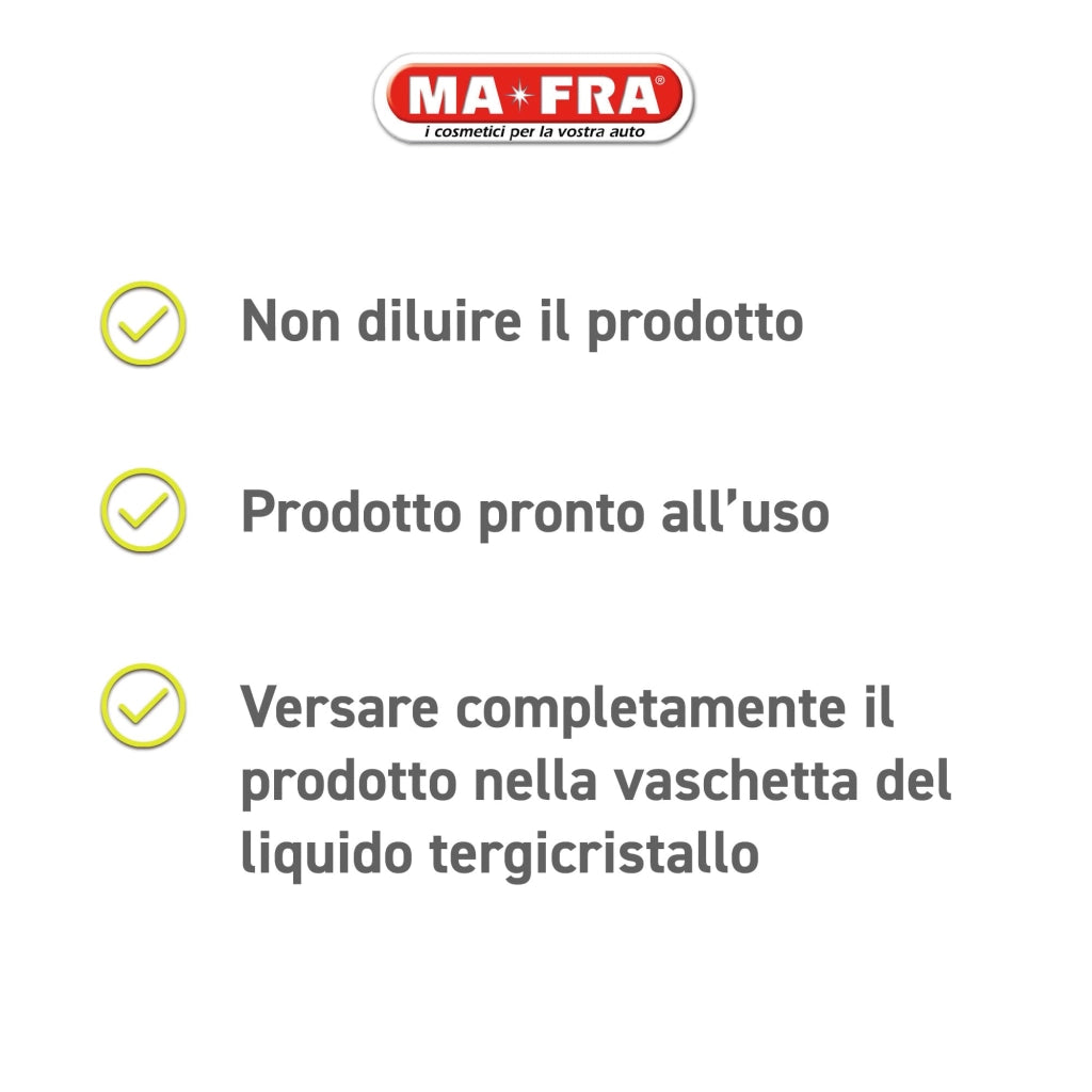 LAVAVETRI PRONTO ALL'USO 'TERGY' MA-FRA 4500 ml - MA-FRA