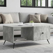 Tavolino da salotto Grigio Cemento 90 x 50 x 40 cm 895648