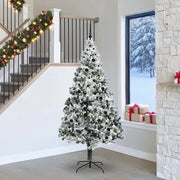 Albero di Natale artificiale con 300 LED Bianco 240 cm 3396981