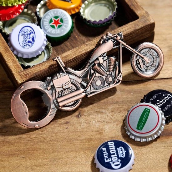 Apri-birra per motocicletta - unici regali per birra per il padre, Natale e compleanni