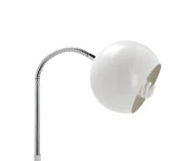 Paralume Ball Da Tavolo Bianco Cm 25X14X55