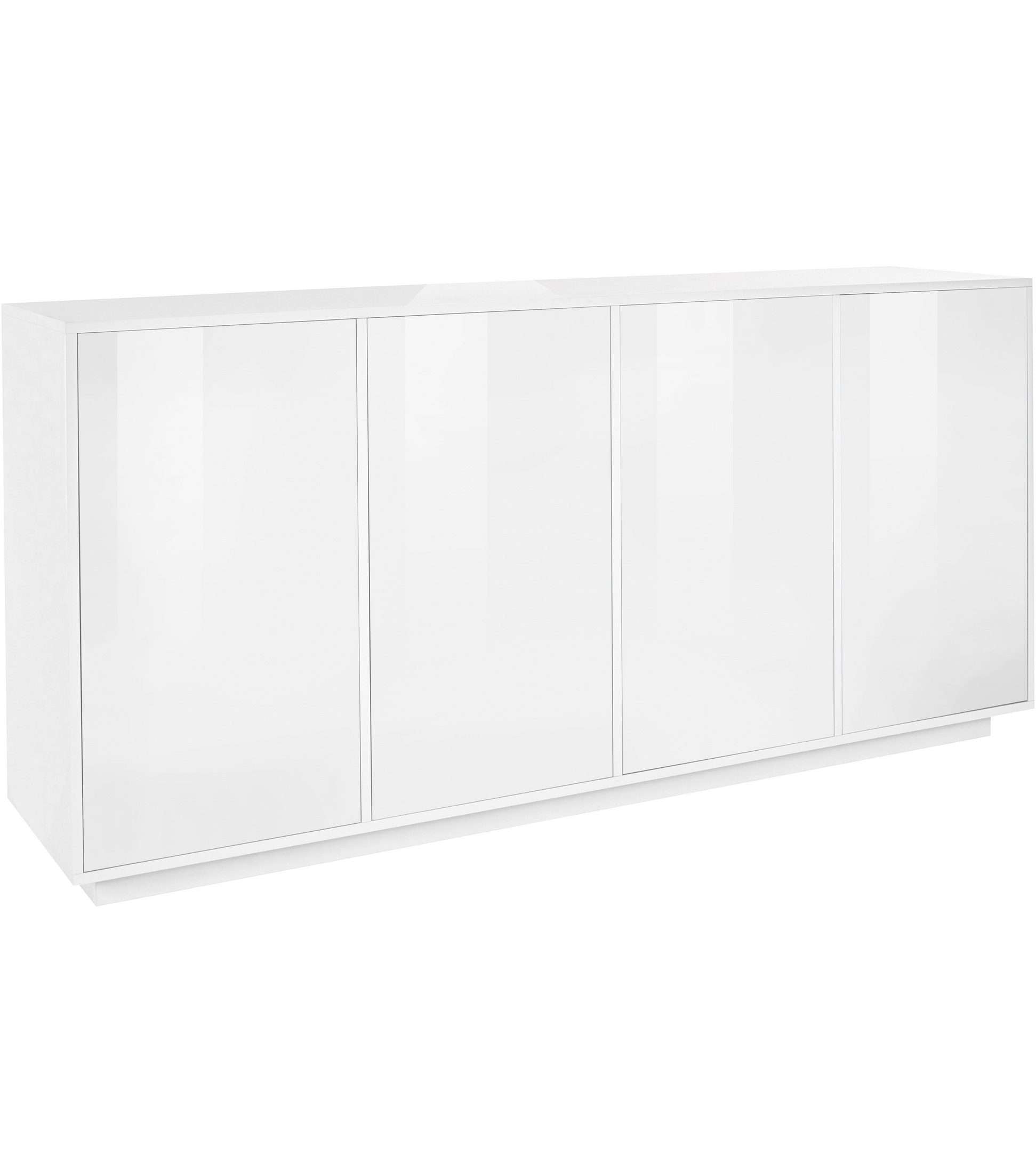 Credenza mobile soggiorno cucina 180cm design moderno bianco Ceila