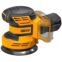 Levigatrice rotorbitale batteria al litio 20v nuda 5 fogli carta abrasiva