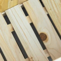 Fioriera in Legno Pieghevole da Esterno con Base Drenante, 70x30x25cm