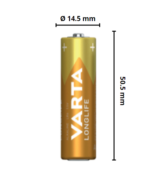 Varta batteria longlife stilo aa alcalina blister 6 pezzi