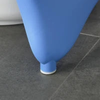 Vaschetta Bagnetto Pieghevole per Bambini 0-3 Anni con Indicatore di Temperatura e Cuscino, 81.5x50.5x23.5 cm, Blu