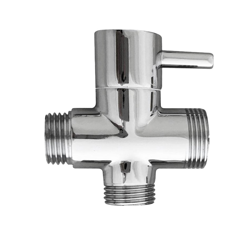 Deviatore colonna doccia ottone cromato universale cromato adattatore