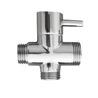 Deviatore colonna doccia ottone cromato universale cromato adattatore