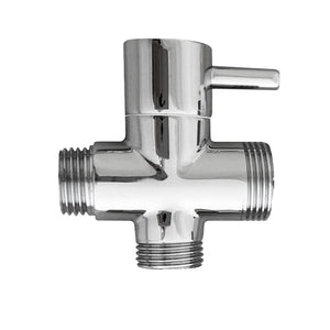 Deviatore colonna doccia ottone cromato universale cromato adattatore