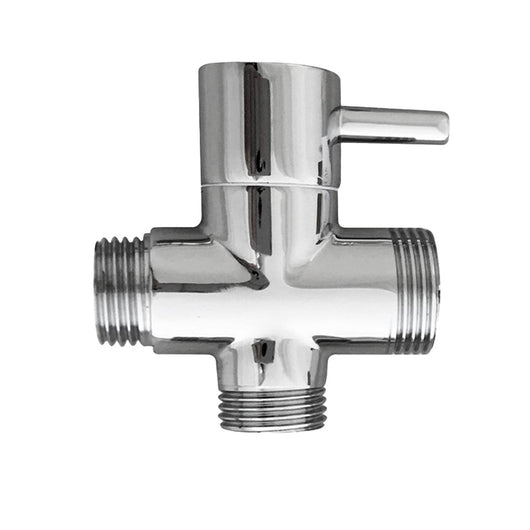 Deviatore colonna doccia ottone cromato universale cromato adattatore