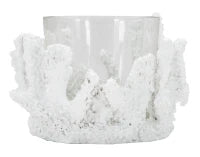 Porta Candela Corallo Cm Ø 12.5X9