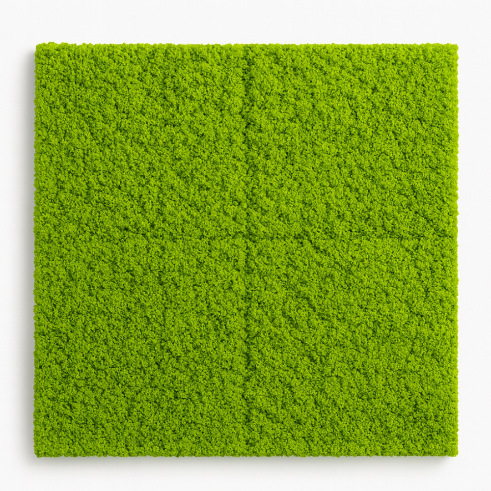 Pannello decorativo siepe artificiale interni esterni 50 x 50 x h3 cm muschio