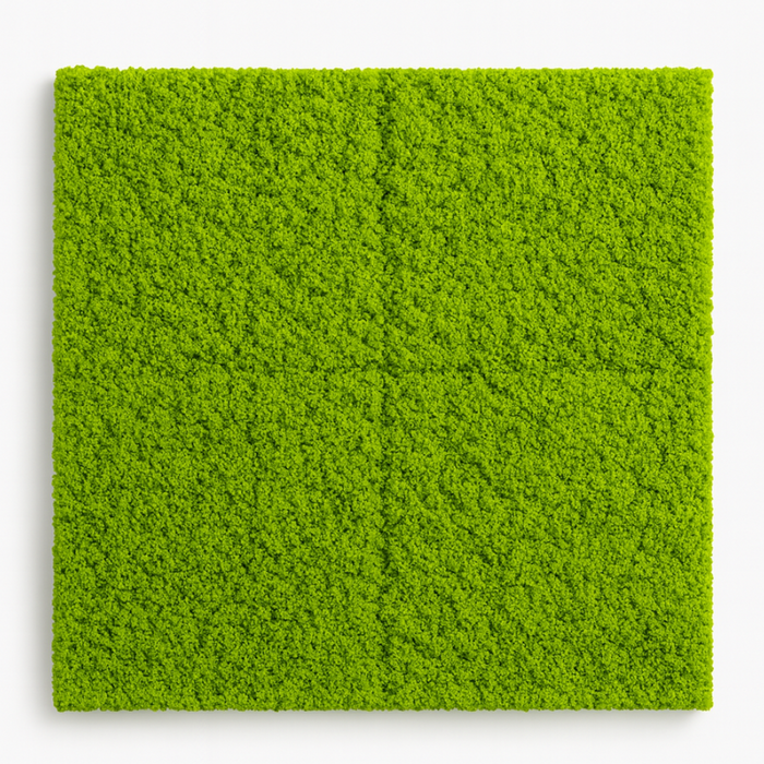 Pannello decorativo siepe artificiale interni esterni 50 x 50 x h3 cm muschio