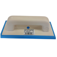 Spatola fuga doppio profilo gomma morbida azzurrina 100x245 mm raimondi