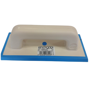 Spatola fuga doppio profilo gomma morbida azzurrina 100x245 mm raimondi