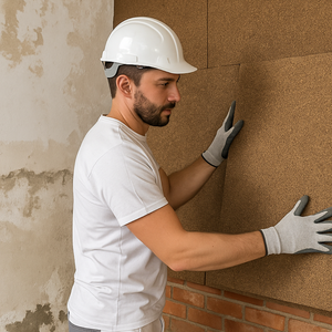 Lastra sughero 100x50 cm sp. 3 mm resistente anti umidità muffa condensa *** pezzi 10 lastre , confezione 1