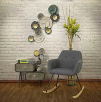 Mobiletto 2 Cassetti Iron School Cm 63X29.5X52.5