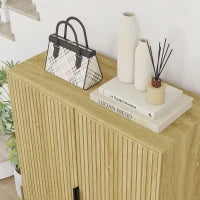 Scarpiera Salvaspazio per 15 Paia di Scarpe con 4 Ripiani Regolabili, 80x38x110cm, Rovere