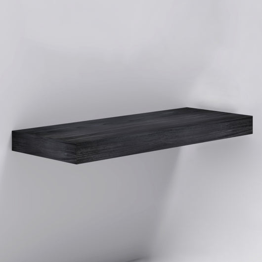 Mensolone in laminato sospeso per lavabi da appoggio arredo bagno made in italy *** finitura- olmo scuro, misure l73x...