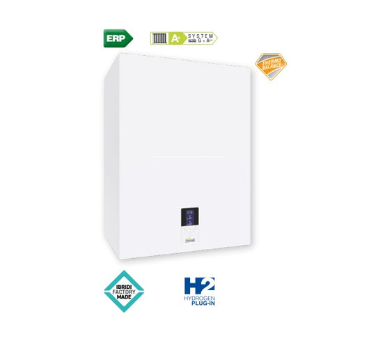 Caldaia a Condensazione Ferroli BLUEHELIX HITECH RRT 28 K 50 con Accumulo di 50 litri Metano/Gpl Low NOx Completa di kit Scarico Fumi