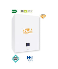 Caldaia Ferroli a condensazione Bluehelix HiTech RRT 34 K 50 con accumulo di 50 litri kit scarico fumi omaggio low NOx Metano o GPL - Novità