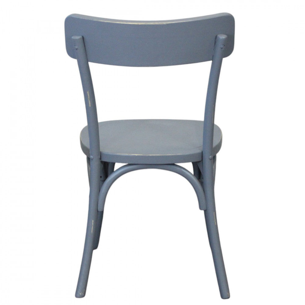 SEDIA IN LEGNO GRIGIO POLLY